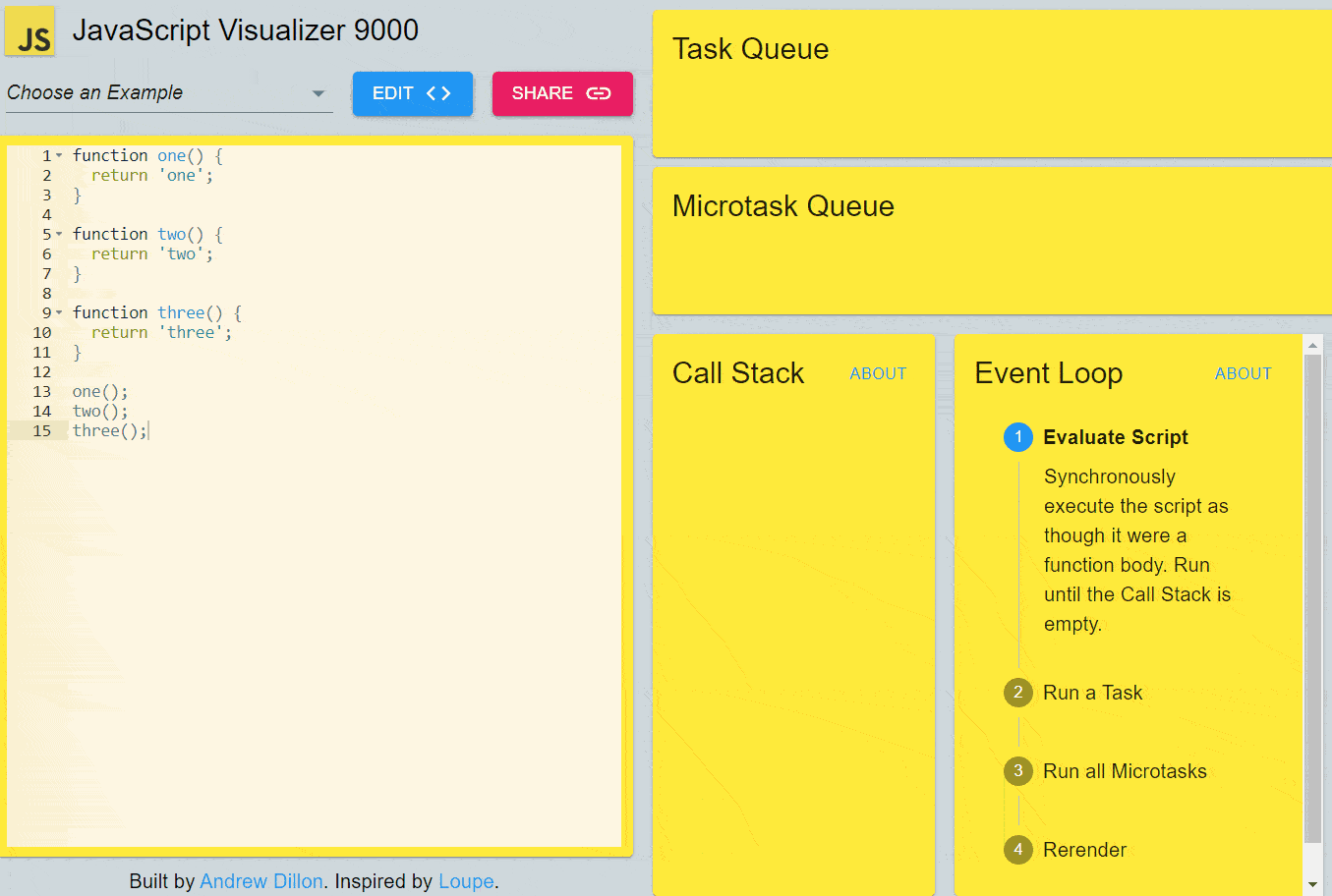 callstack-non-nested-function-calls